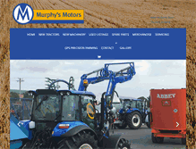 Tablet Screenshot of murphysmotors.ie